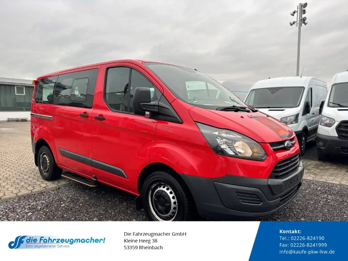 Ford Transit Custom Tourneo 300 L1  *4044  *EXPORT Rouge - 1