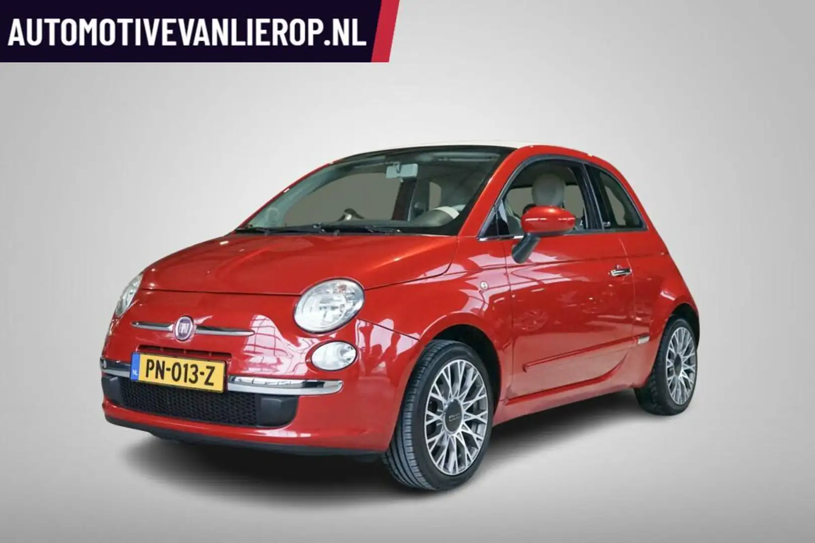 Fiat 500C 1.2 Lounge CABRIO | AIRCO | VOLLEDIGE HISTORIE Rouge - 1