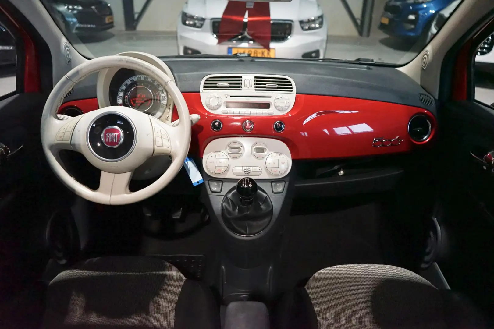 Fiat 500C 1.2 Lounge CABRIO | AIRCO | VOLLEDIGE HISTORIE Rouge - 2