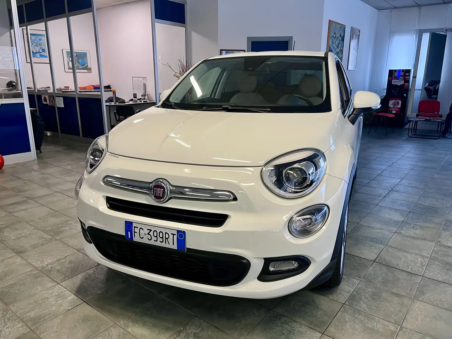 Fiat 500X 1.3 mjt Lounge 4x2 95cv-EURO 6-NEOPATENTATI- Bianco - 1