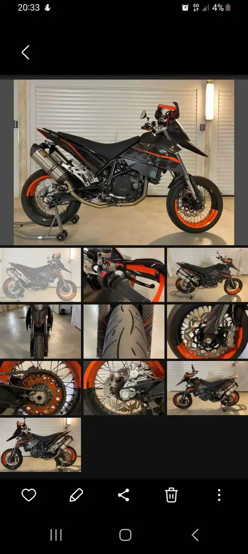 KTM 690 Supermoto 2009 Zwart - 1