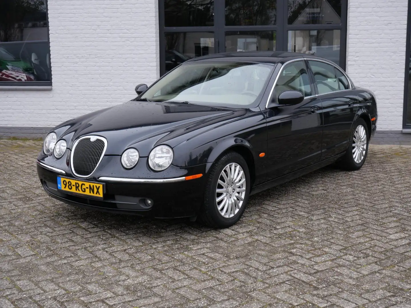 Jaguar S-Type 2.5 V6 Midnight 155.000km !!! Ecc Leder Youngtimer Negro - 1