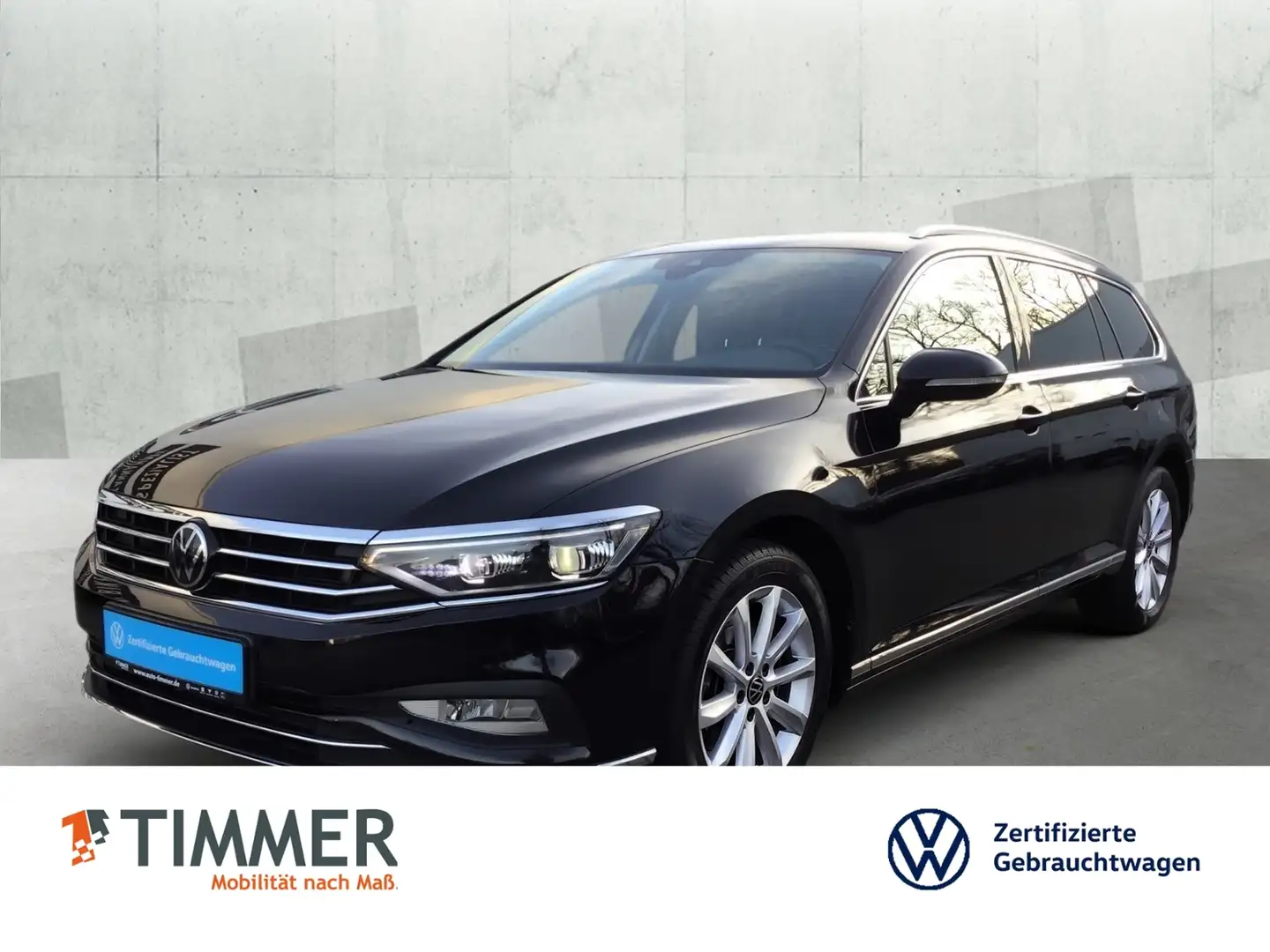 Volkswagen Passat Variant 2.0 TDI DSG ELEGANCE +AHK +IQ.LIGHT +ACC +RKAM +N Schwarz - 1