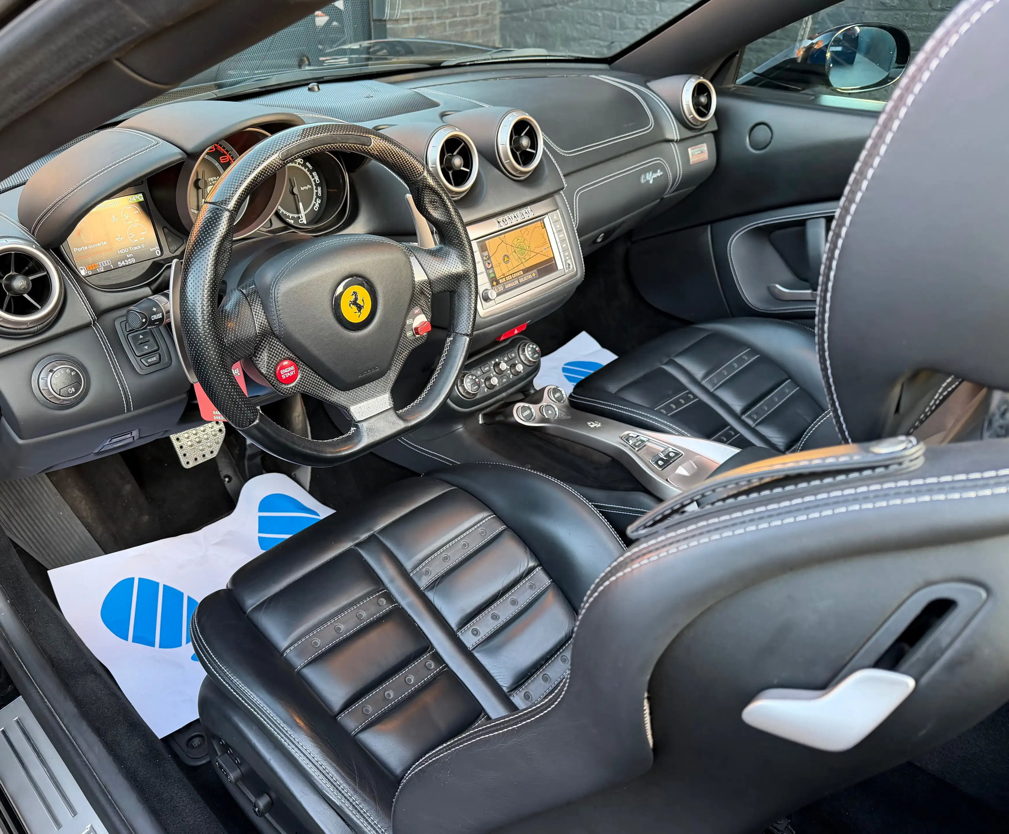 Ferrari California GT 4.3i V8 Nero Daytona / AIRCO / GPS / FULL SERVICE FERRARI — photo 10