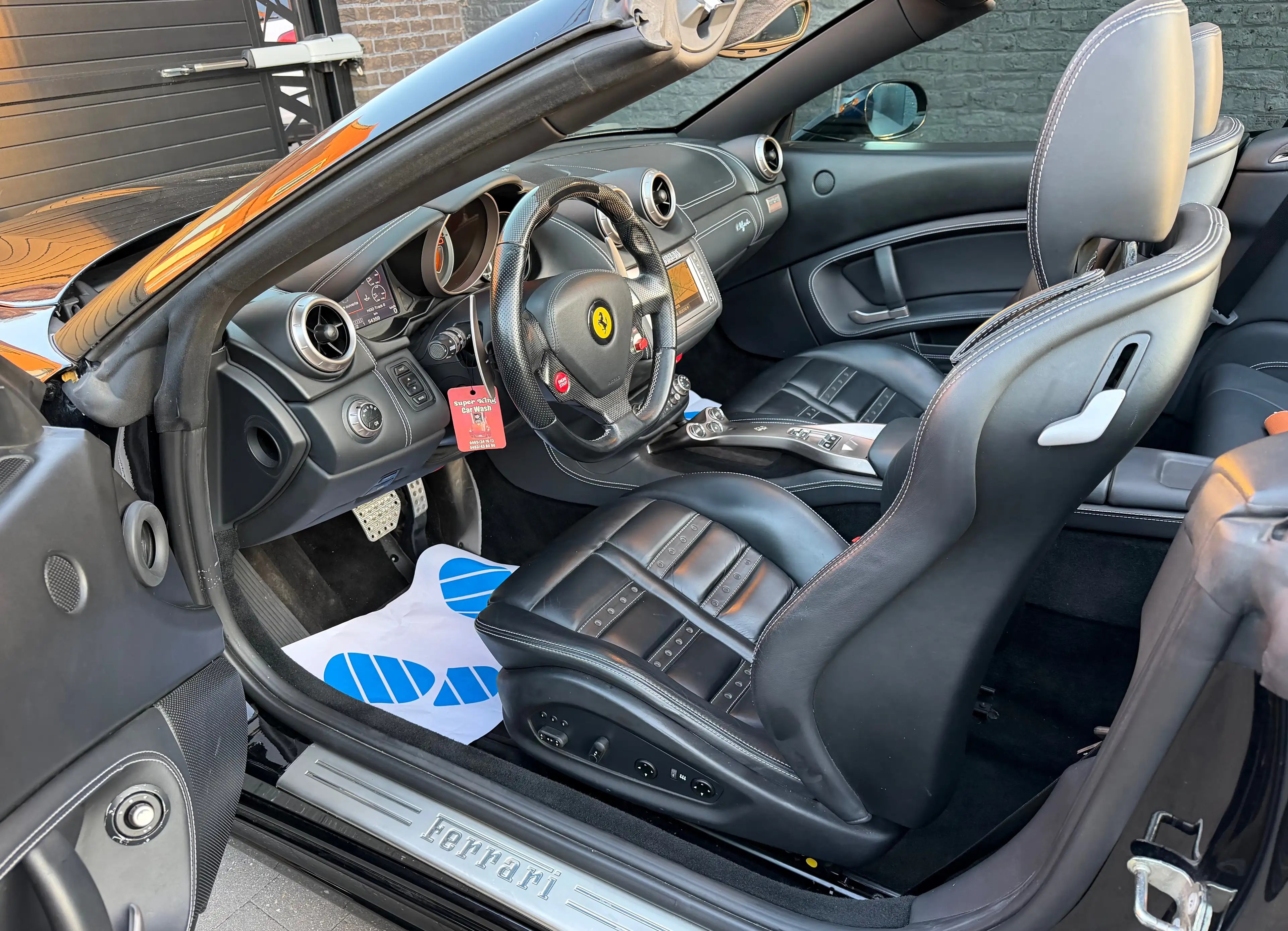 Ferrari California GT 4.3i V8 Nero Daytona / AIRCO / GPS / FULL SERVICE FERRARI — photo 9