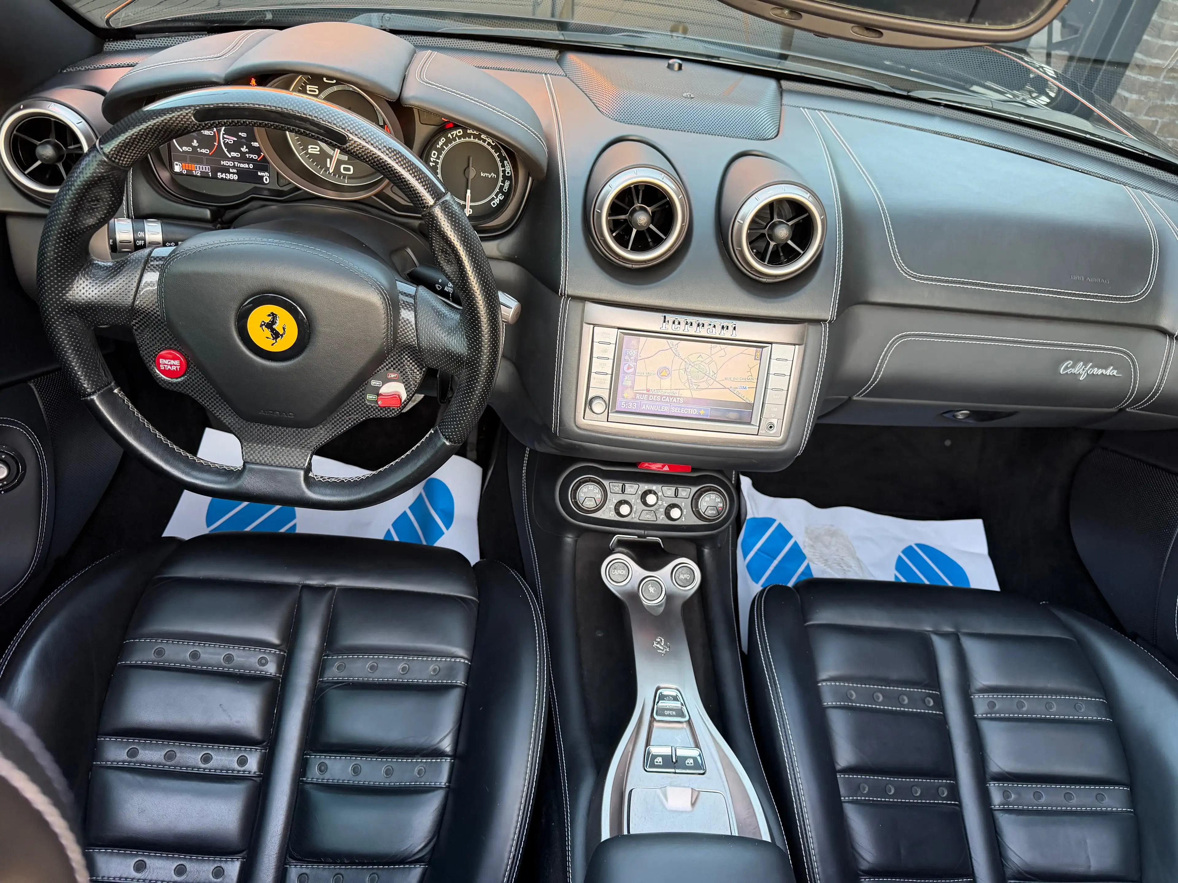 Ferrari California GT 4.3i V8 Nero Daytona / AIRCO / GPS / FULL SERVICE FERRARI — photo 15