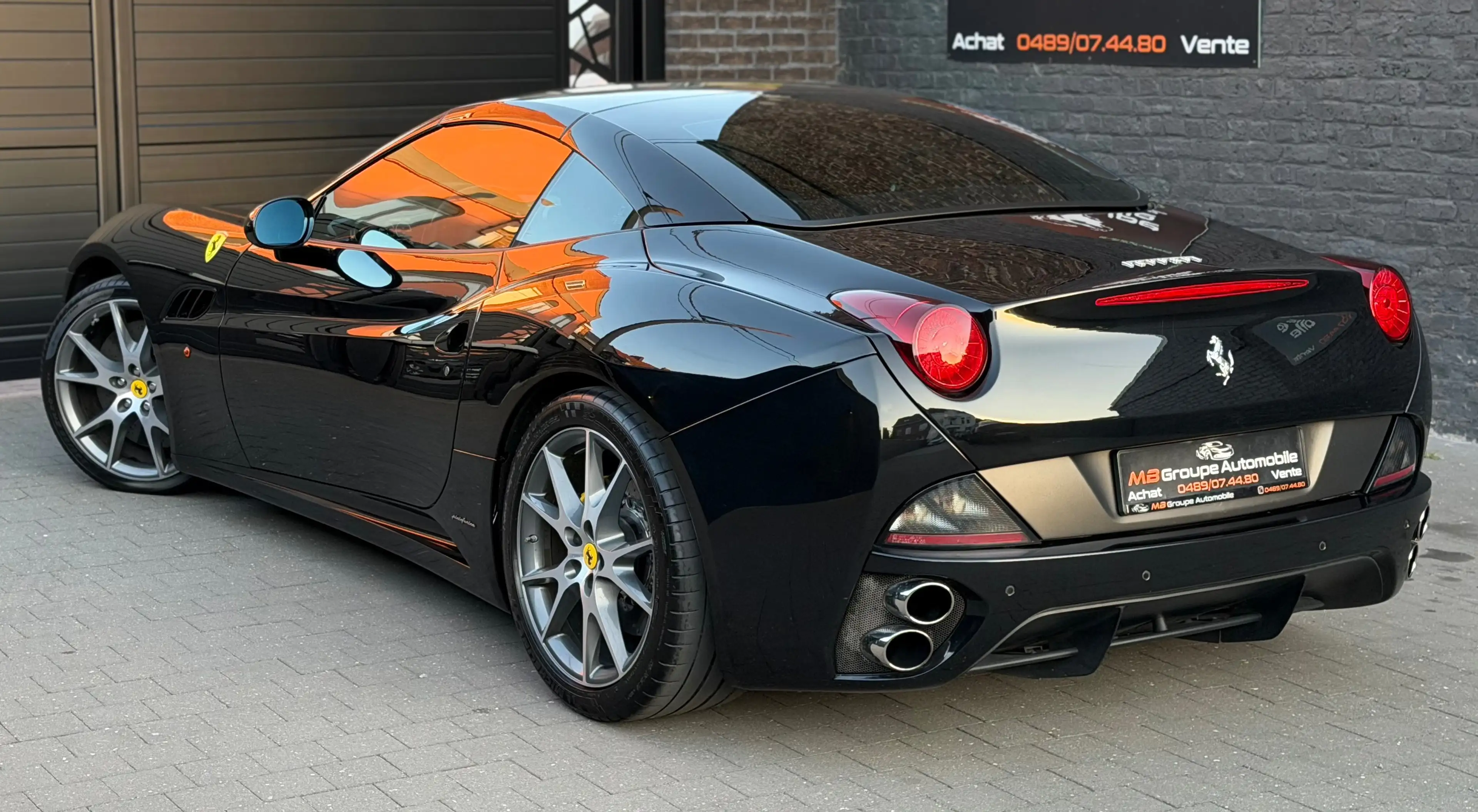 Ferrari California GT 4.3i V8 Nero Daytona / AIRCO / GPS / FULL SERVICE FERRARI — photo 4