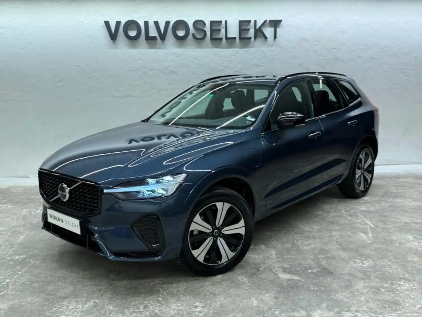 Volvo XC60 T6 AWD 253 + 145ch Plus Style Dark Geartronic Bleu - 1