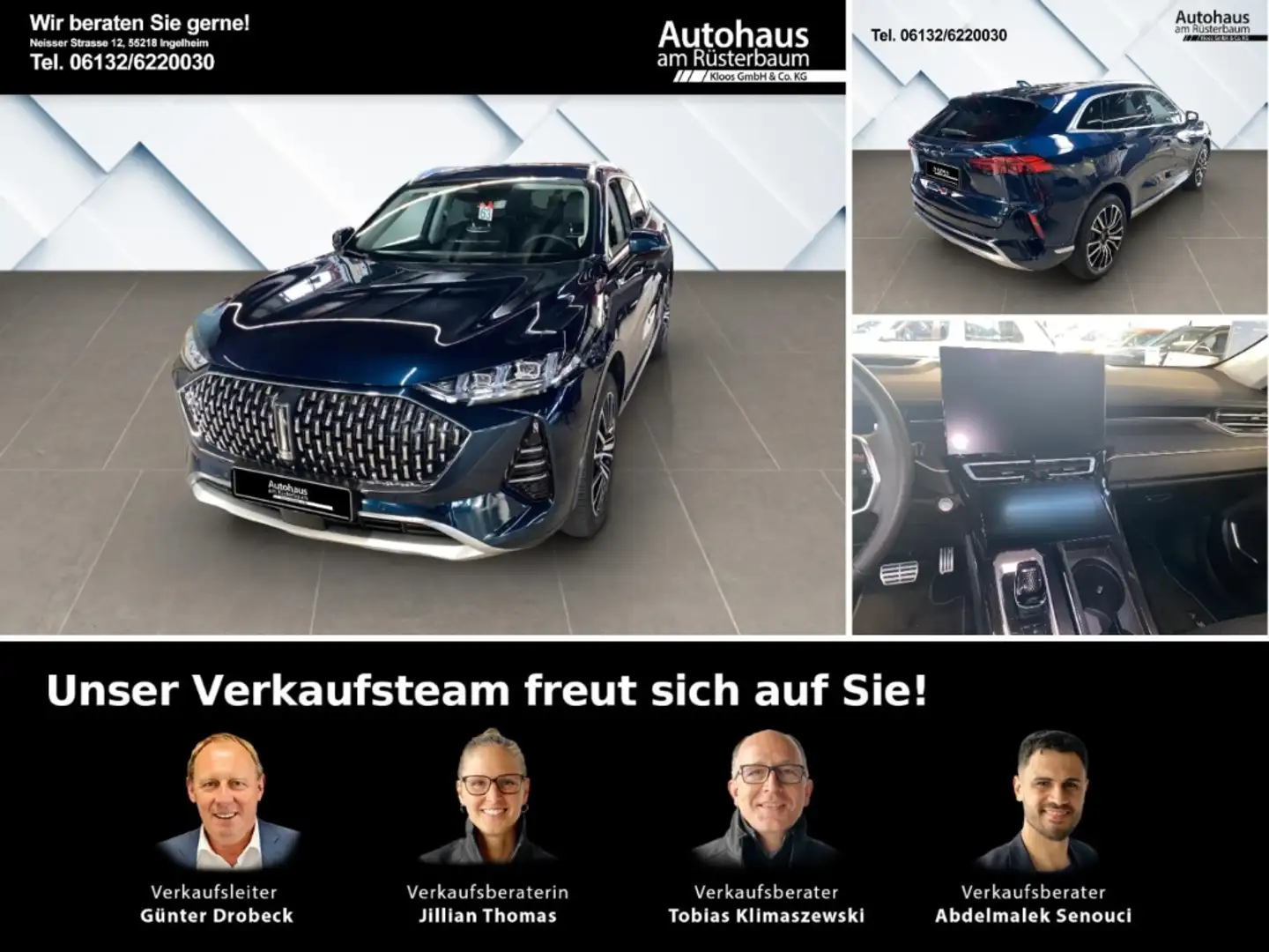 GWM WEY 05 2.0 PHEV 350 kW AWD EU6e Premium HUD Digitales Coc Albastru - 1