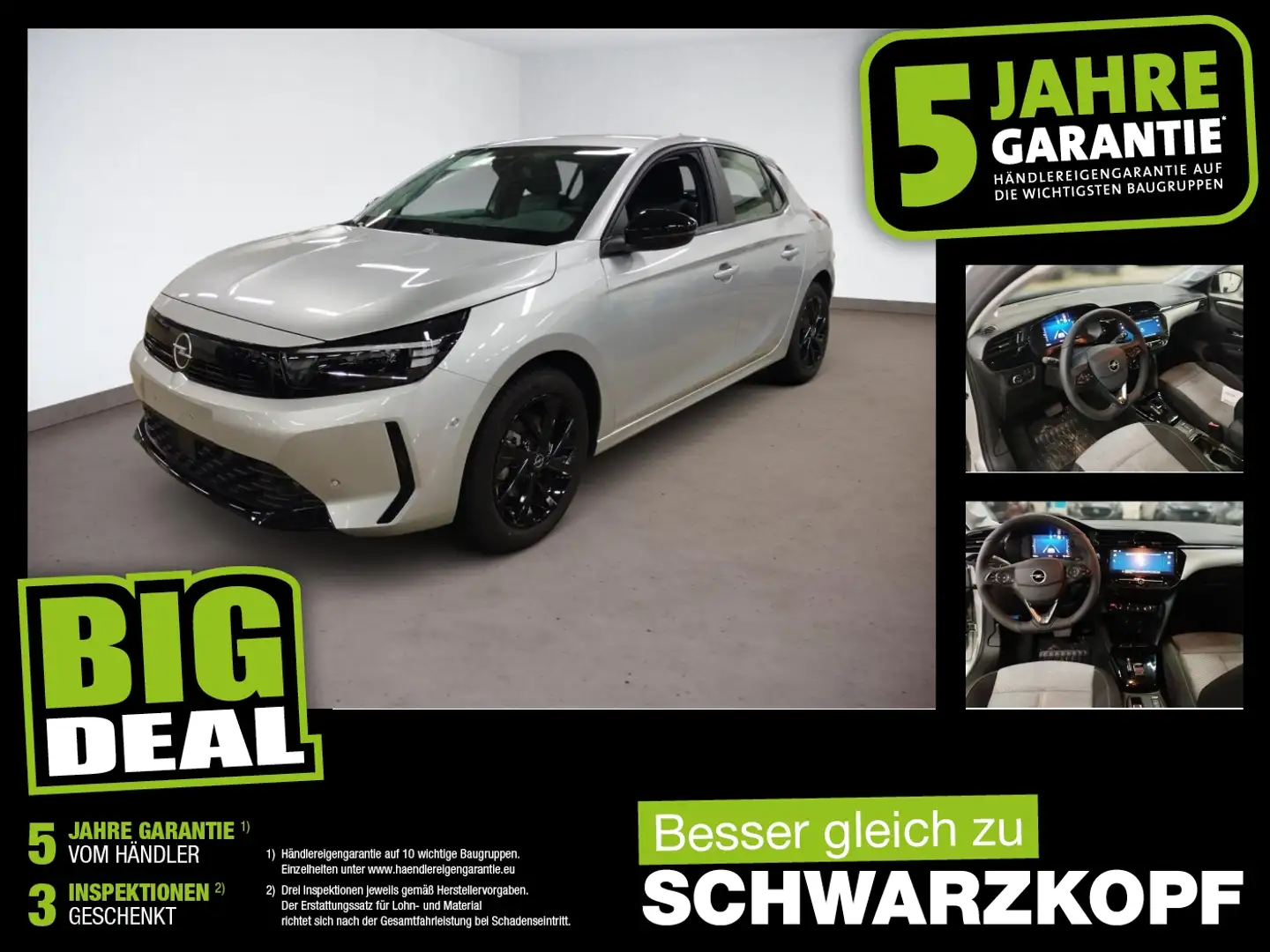 Opel Corsa F 1.2T Fin. ab 2,99% WirelessCharging Silber - 1