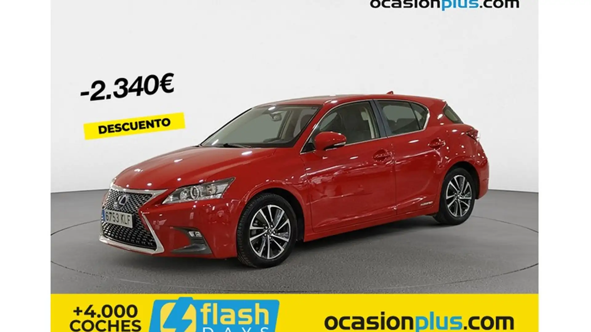 Lexus CT 200h Business Rouge - 1