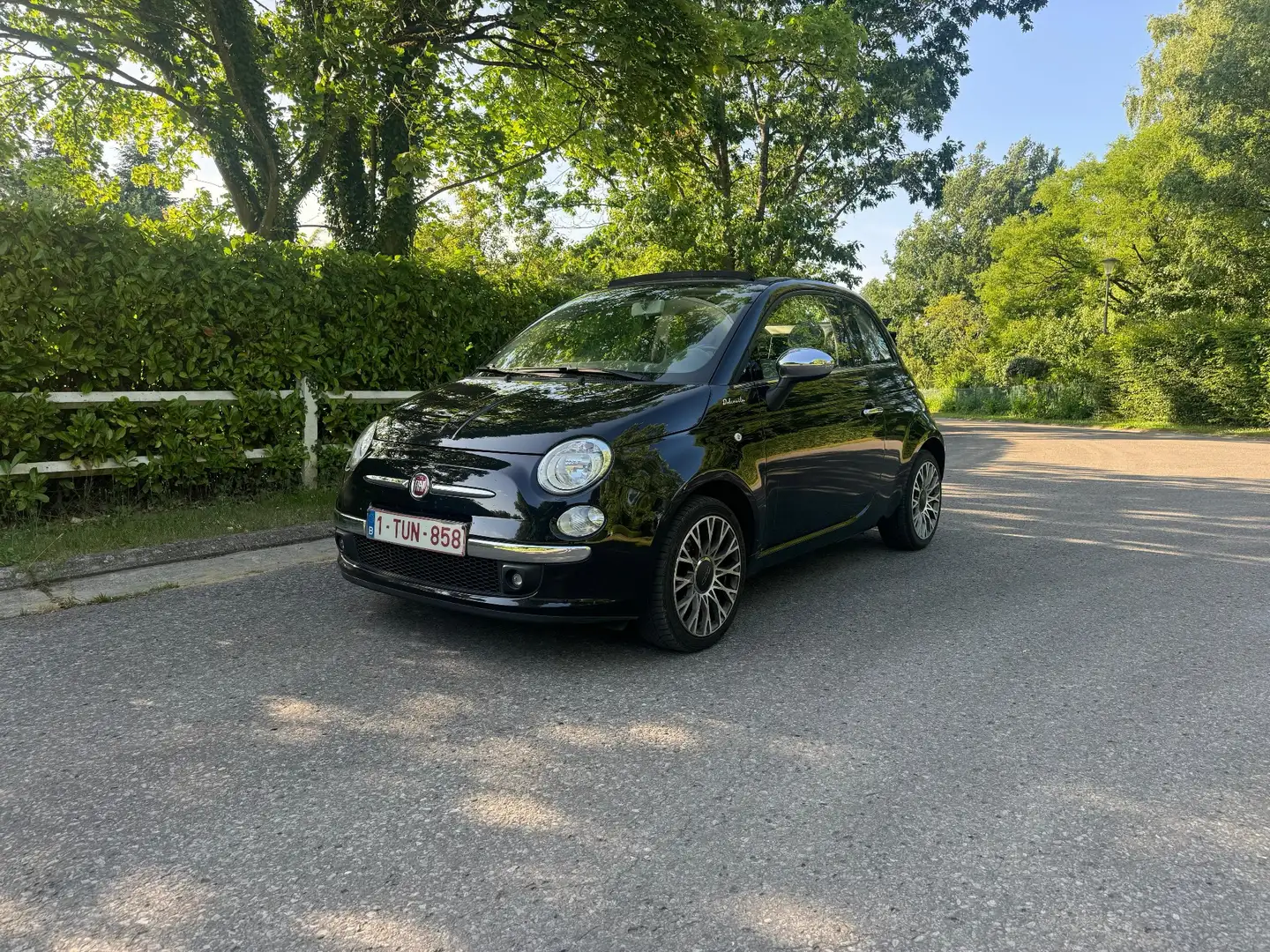 Fiat 500C 500 C 0.9 TwinAir Cabrio Noir - 1