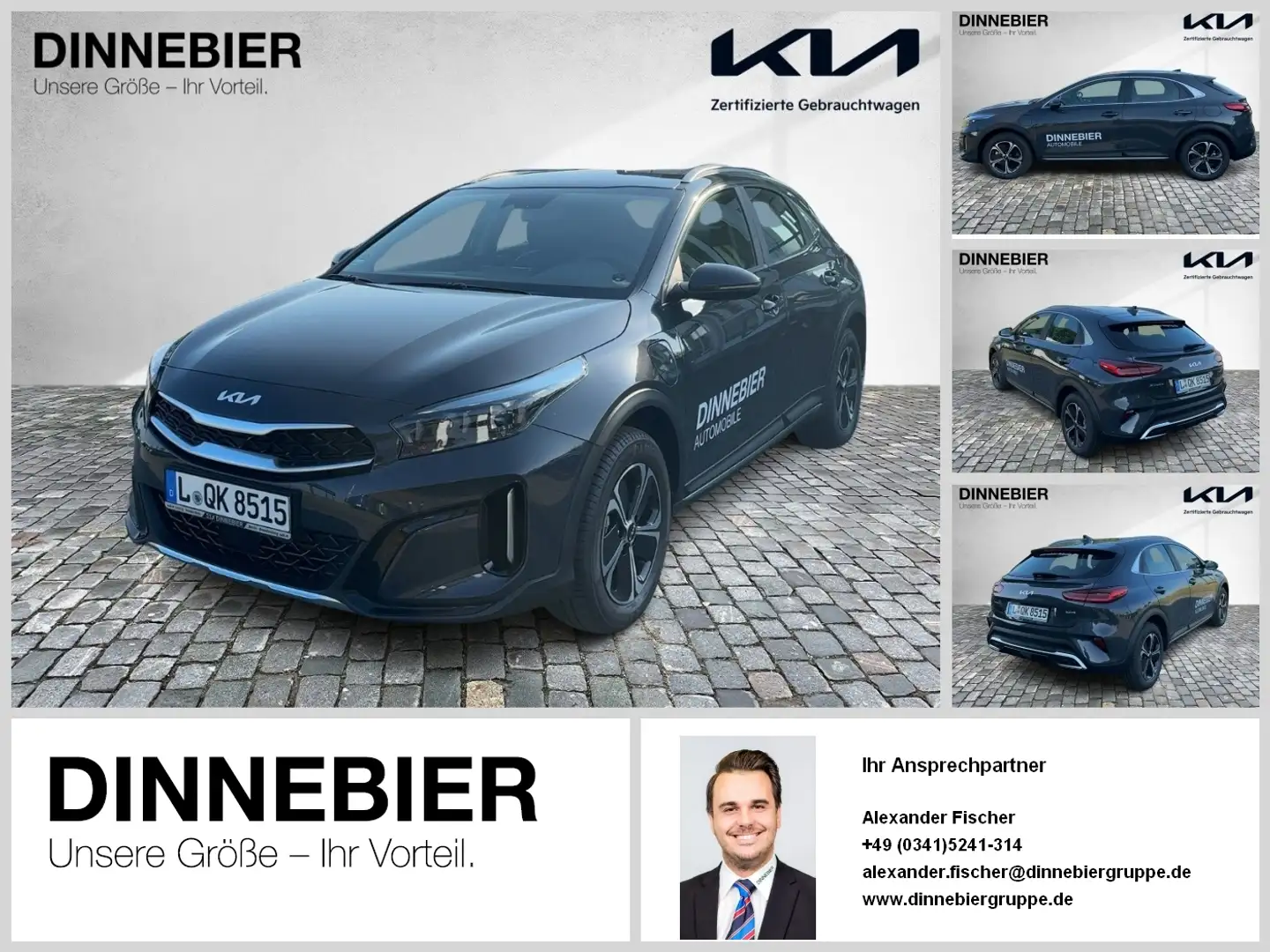 Kia XCeed Spirit 1.6 PHEV LED+Kamera+Navi+SHZ Grau - 1
