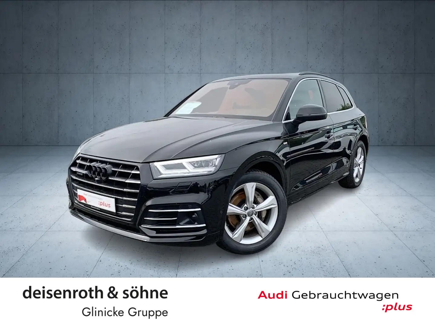 Audi Q5 S line 55 TFSI e AHK/Nav/PBox/Luft/Matrix/20" Schwarz - 1
