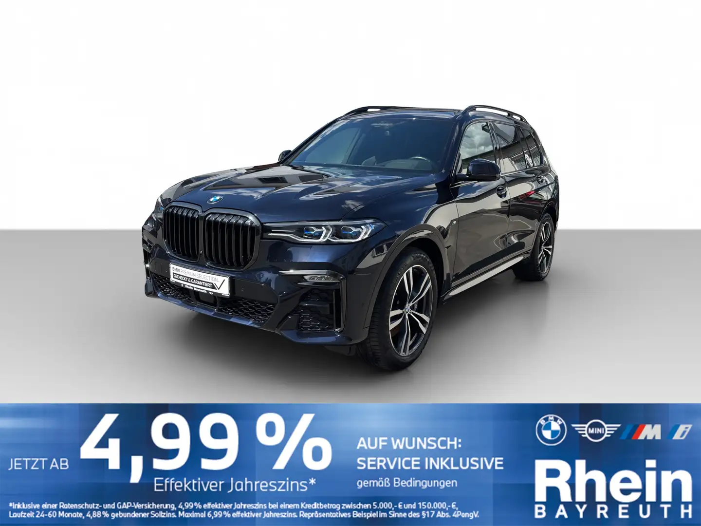 BMW X7 xDrive40d M Sportpaket TOP AUSSTATTUNG 7 Sitz TOP Noir - 1