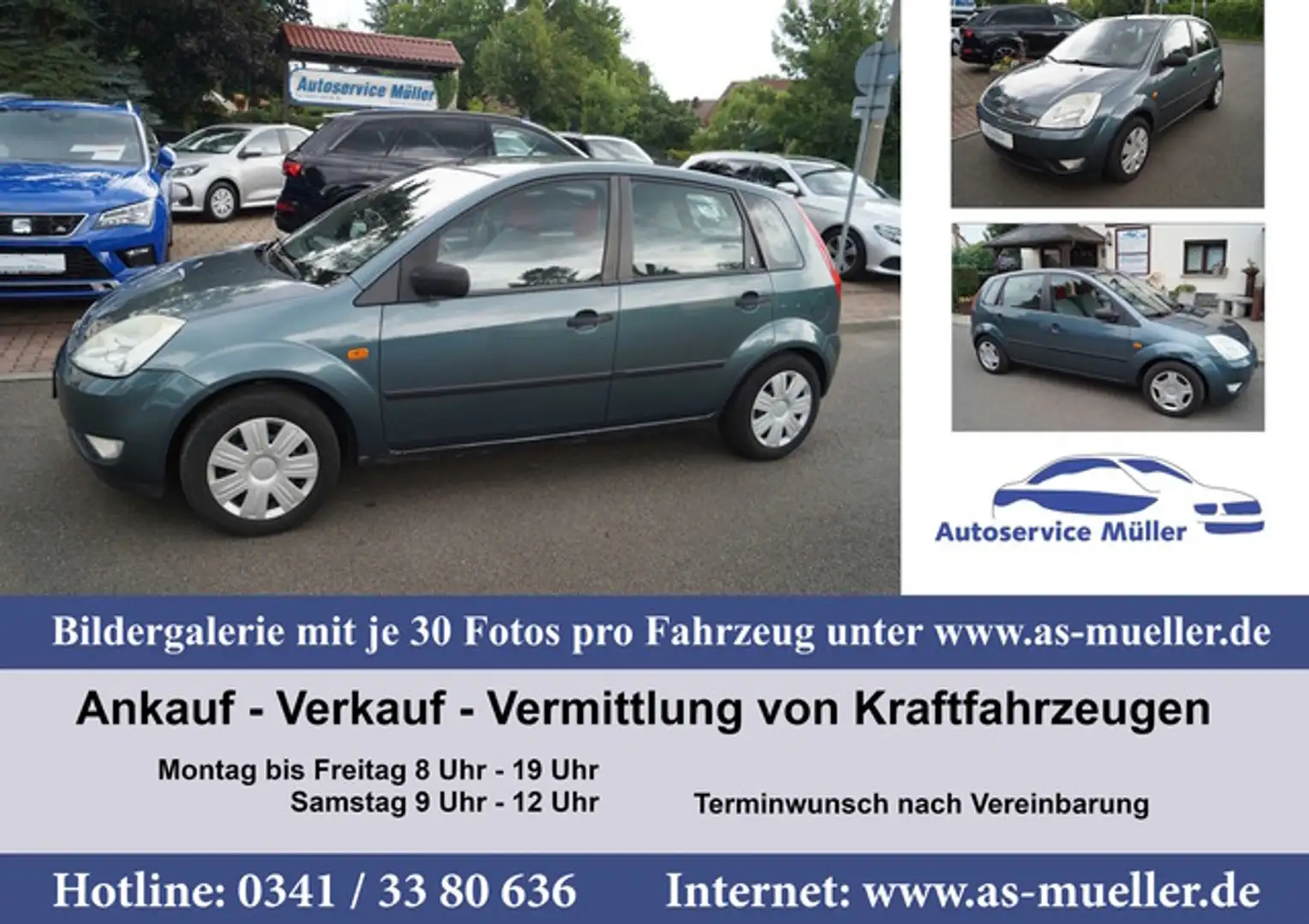 Ford Fiesta 5T TÜV-NEU 1,4i  Klima-WR Schwarz - 1