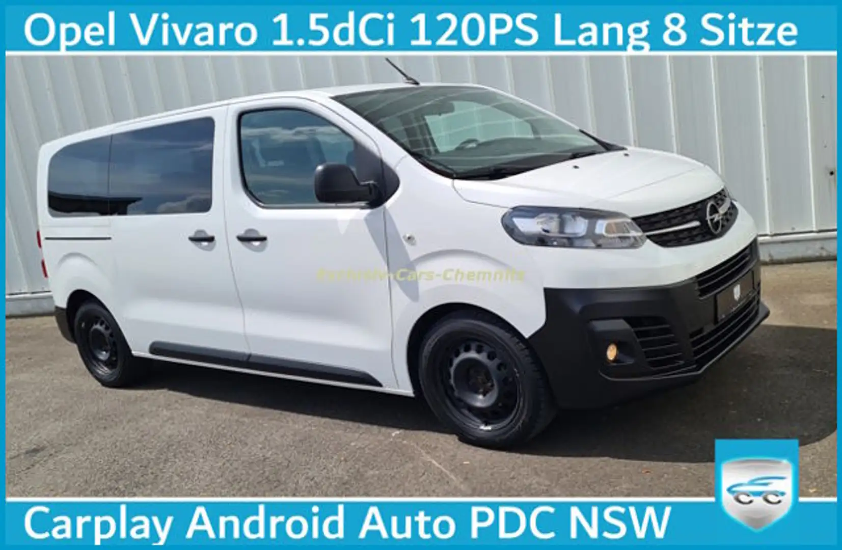 Opel Vivaro M L2 Klima 8 Sitze Tempo PDC NSW M Weiß - 1