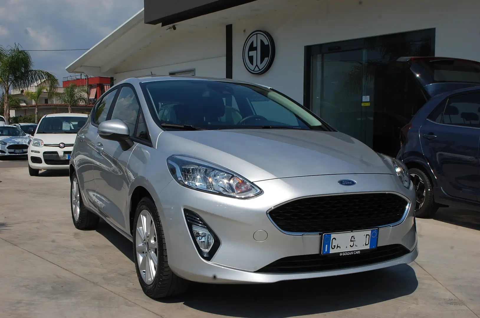 Ford Fiesta 1.1 Connect Gpl 75CV S&S Uff Italy Lega USB Radar Argento - 1