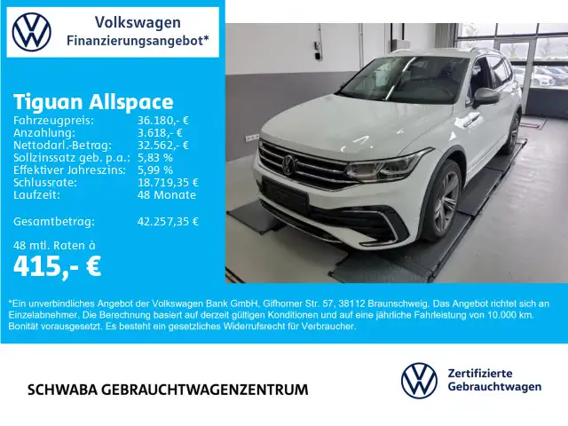 Volkswagen Tiguan Allspace R-Line 2.0 TDI 4M *ACC*AHK*19''*