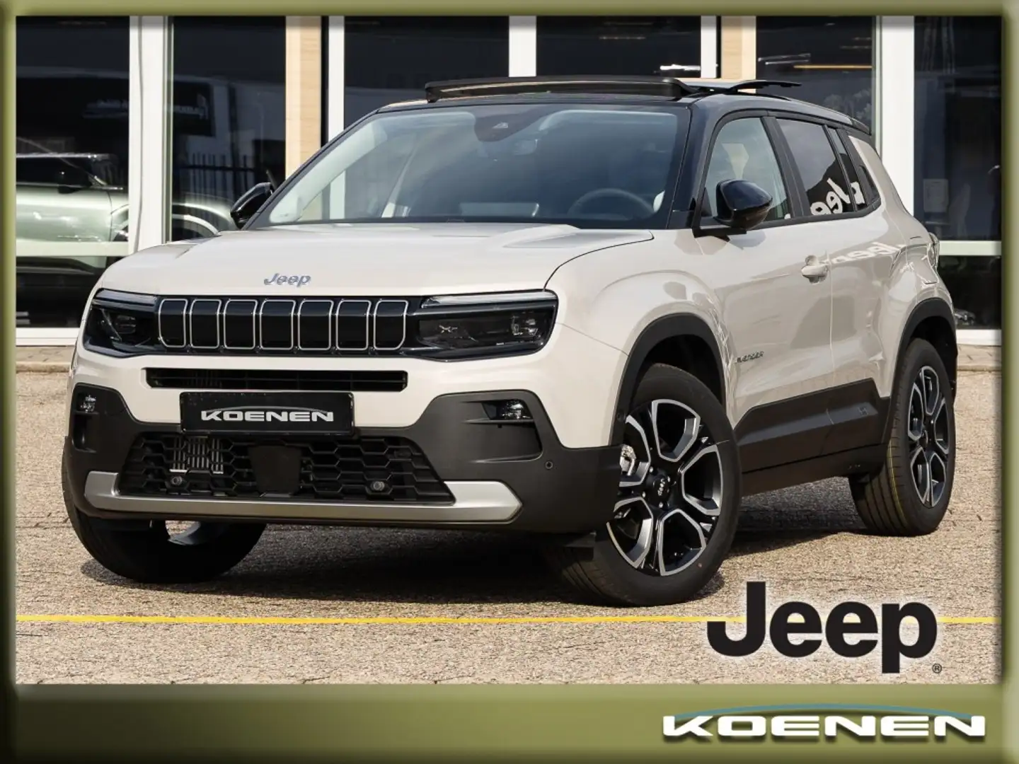 Jeep Avenger 1.2 E-Hybrid SUMMIT Auto. PANO / LEER / ENTERTAINM Beige - 1