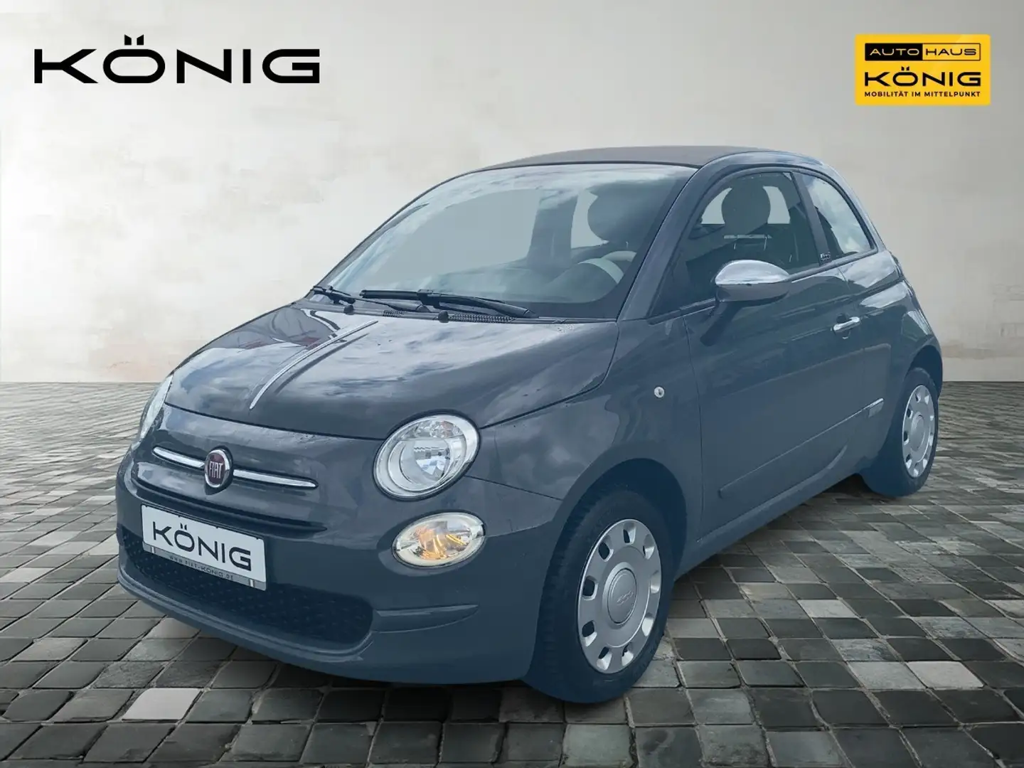 Fiat 500C Cabrio 1.2 8V Pop Star Grau - 1