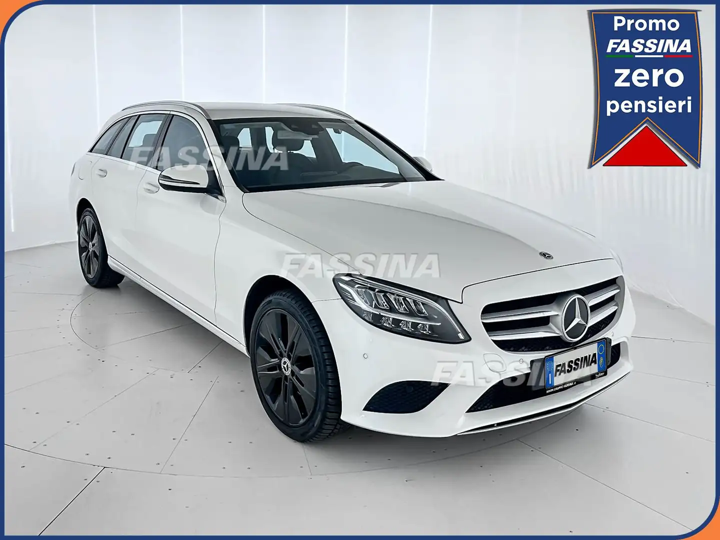 Mercedes-Benz C 220 C 220 d S.W. Automatic Sport Bianco - 1