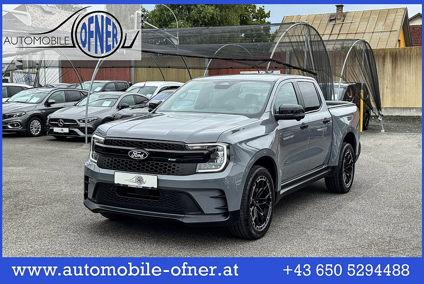 Ford Ranger DoKA MS-RT e-4WD 3,0 EcoBlue Aut. AHK ACC 21" 3... Gris - 1