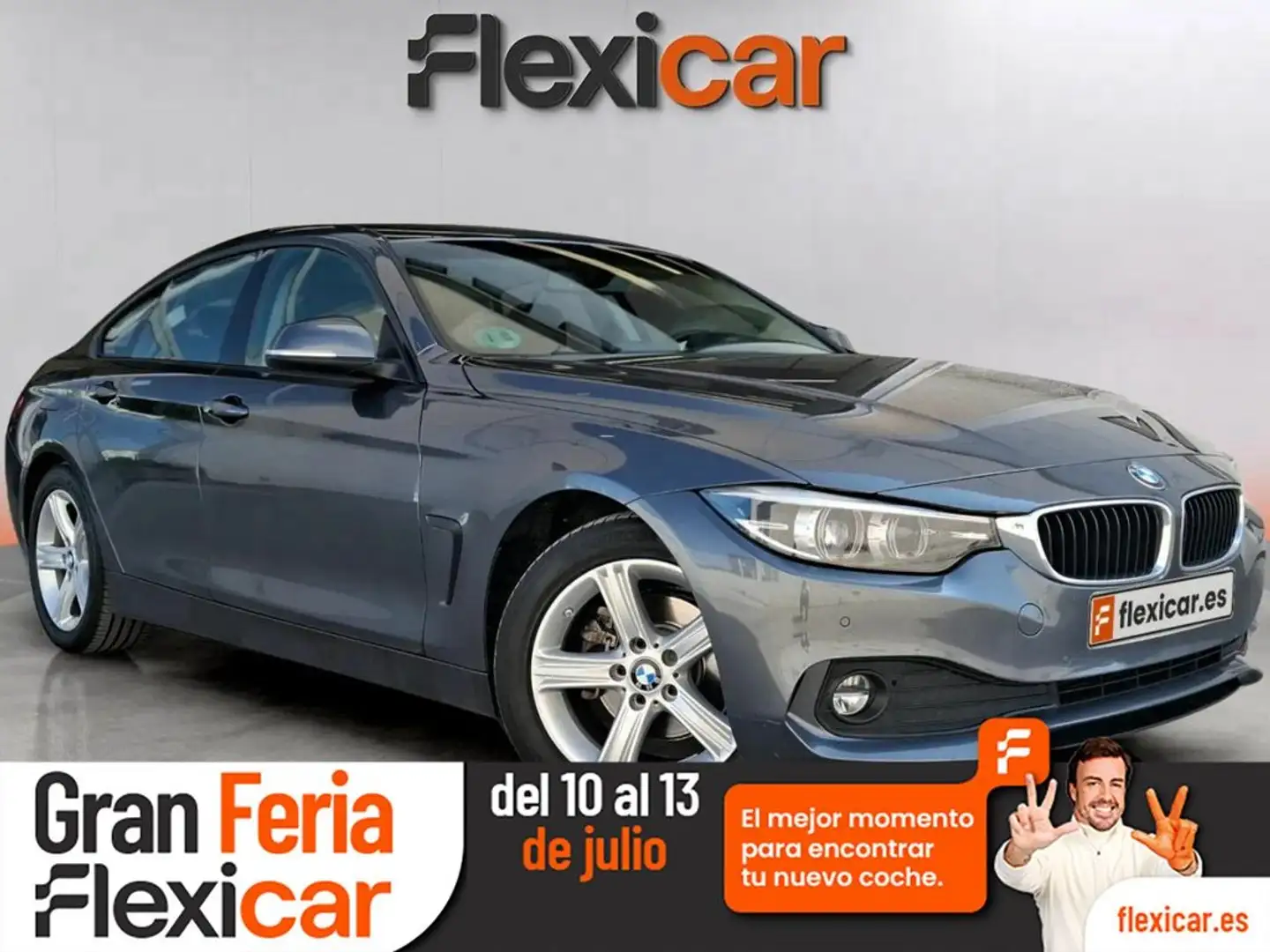 BMW 418 418d Gran Coupe Gris - 1