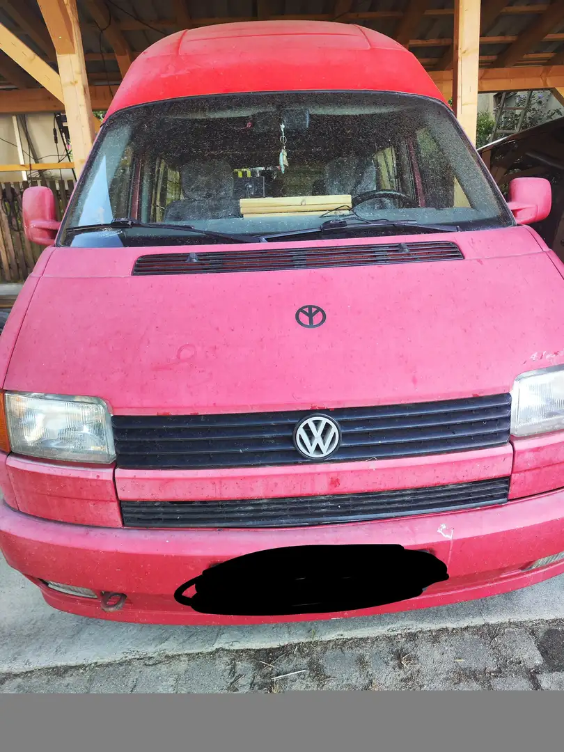 Volkswagen T4 Allstar T4 2.4 Allstar Hochdach WomoZul 4Betten Rot - 1