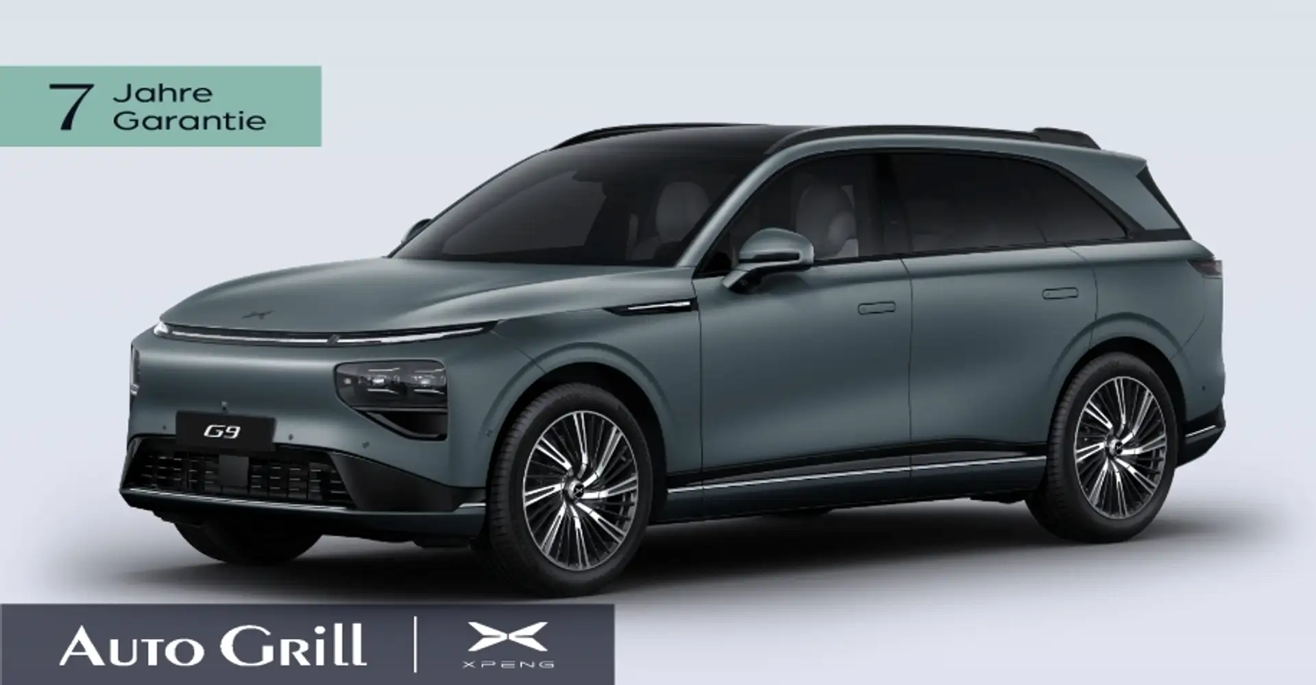 Xpeng G9 2025 AWD Performance AHK PremiumPaket Pano Grün - 1
