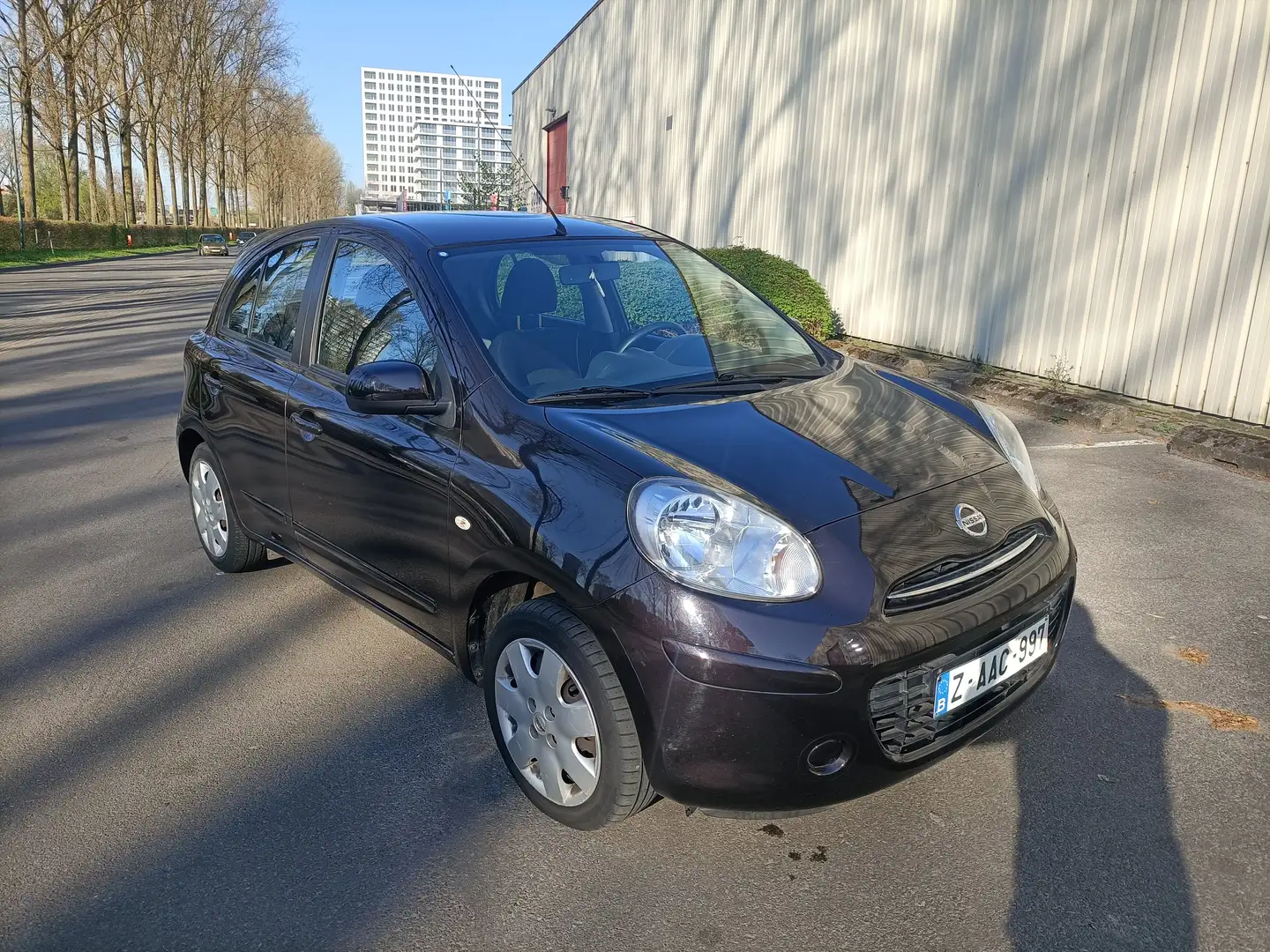 Nissan Micra 1.2i DIG-S Acenta 89226 km GPS garantie 1 an Violet - 2