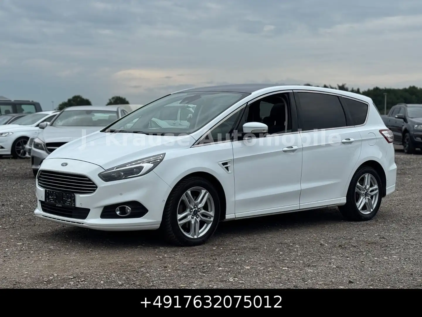 Ford S-Max S-MAX Titanium Pano Navi 7-Sitze NETTO 9200€ Alb - 2