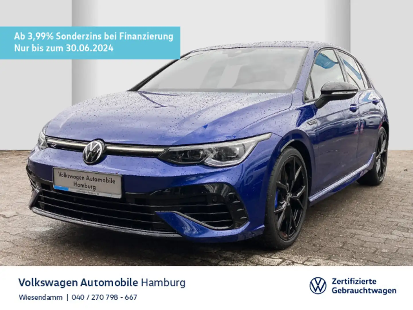 Volkswagen Golf VIII R Performance 2.0 TSI DSG LED/KAMERA Bleu - 1
