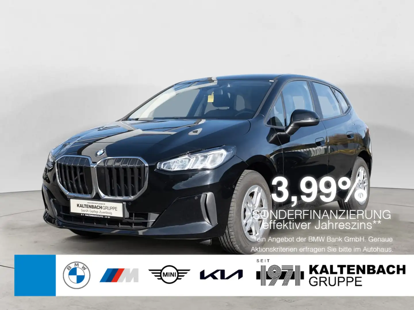 BMW 218 i Active Tourer AHK LED NAVI KAMERA SHZ Schwarz - 1