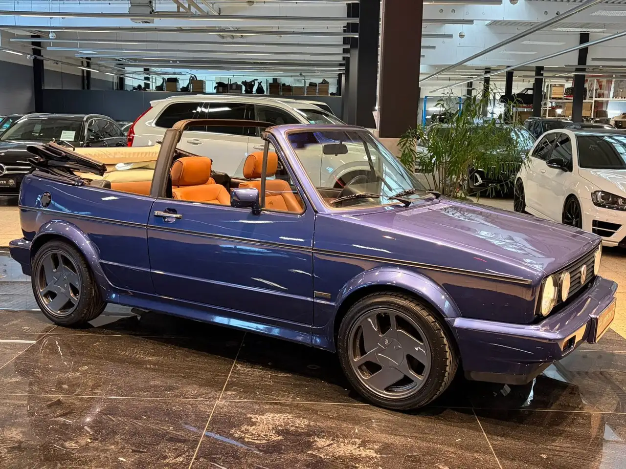Volkswagen Golf 1 Cabrio Leder/Dach & Lack neu 16" Nothelle, foto 8