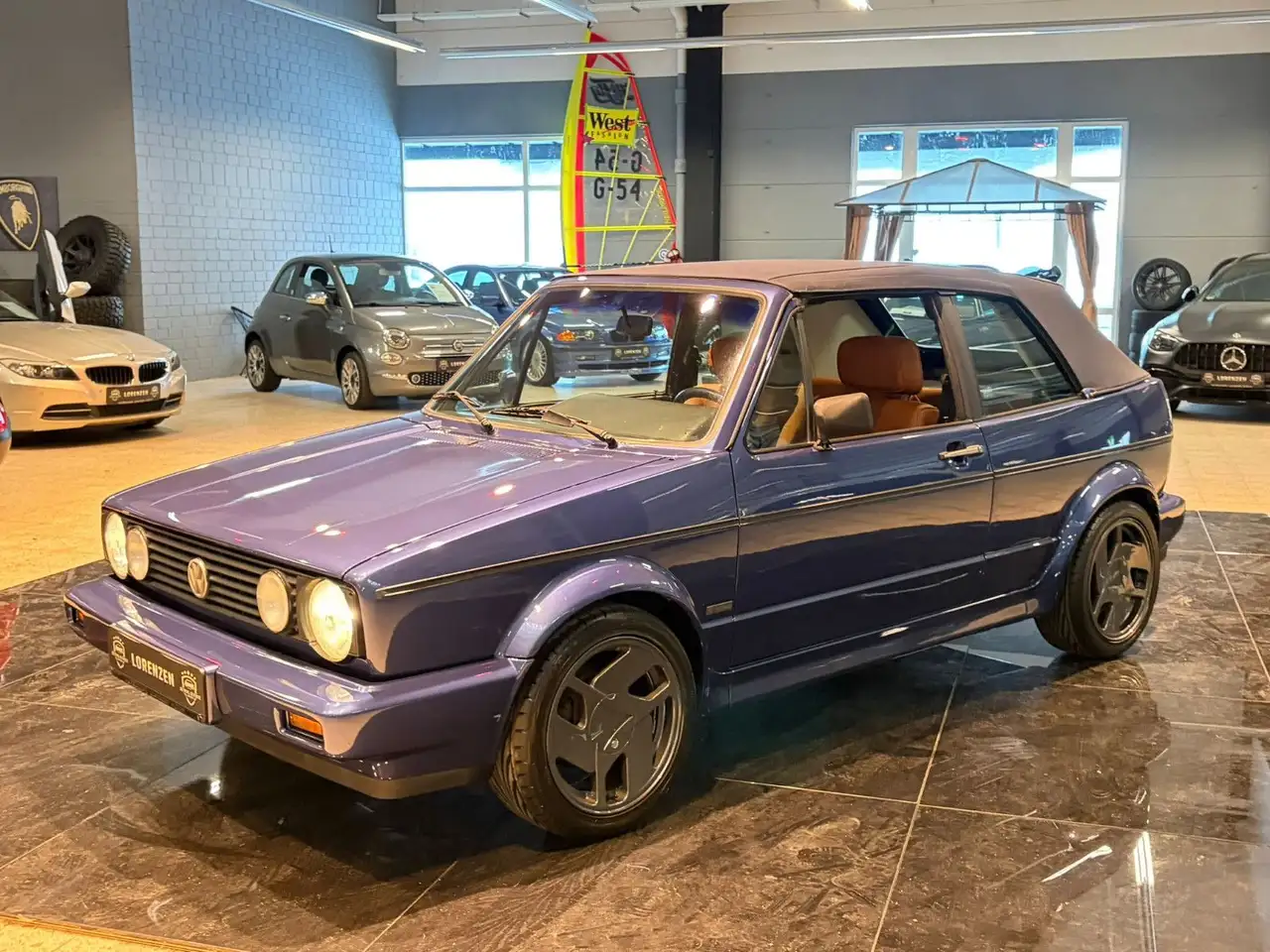 Volkswagen Golf 1 Cabrio Leder/Dach & Lack neu 16" Nothelle, foto 2