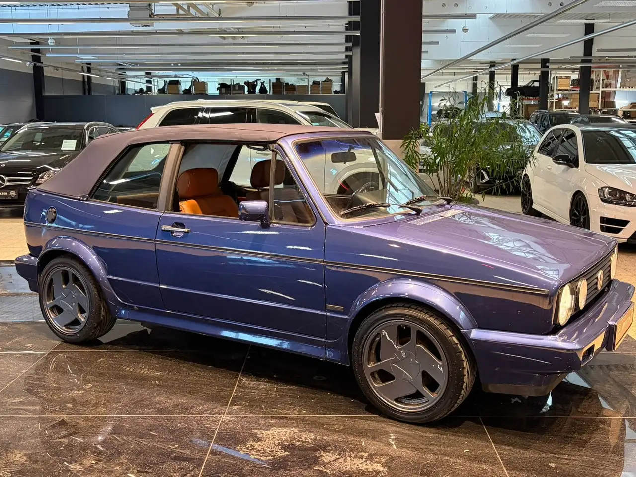 Volkswagen Golf 1 Cabrio Leder/Dach & Lack neu 16" Nothelle, foto 9