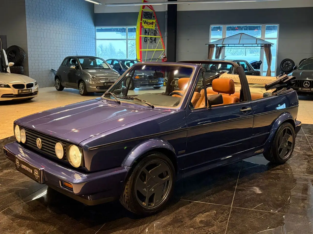 Volkswagen Golf 1 Cabrio Leder/Dach & Lack neu 16" Nothelle, foto 1
