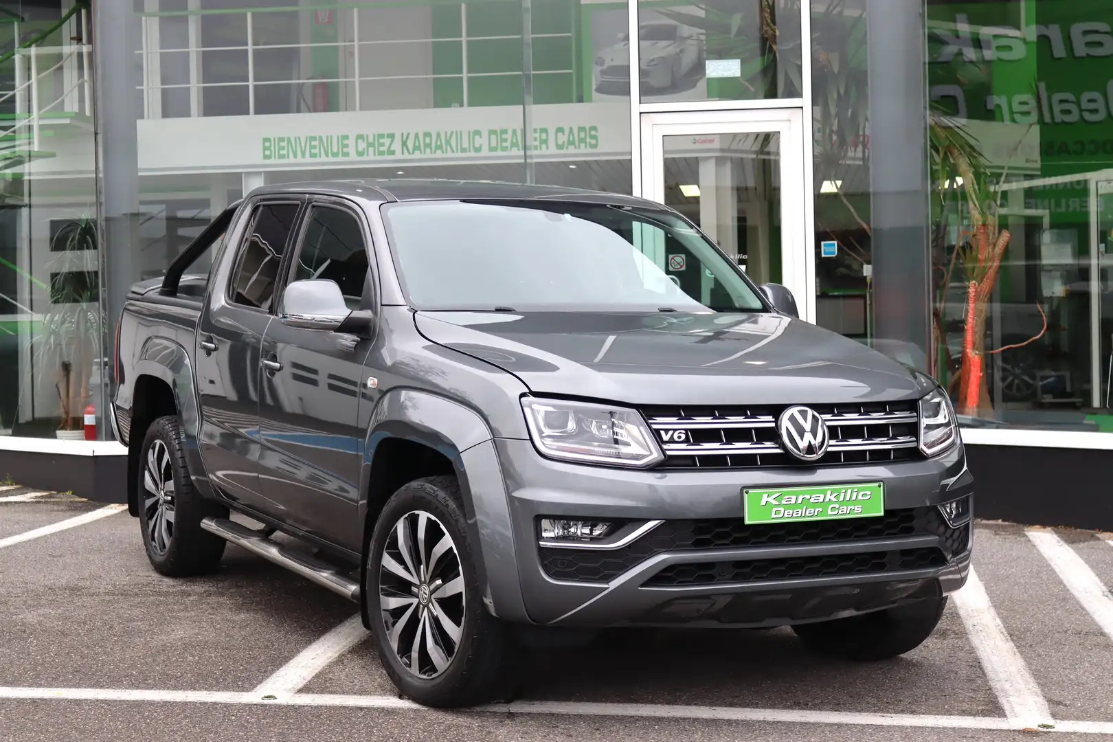 Volkswagen Amarok 3.0TDi V6 224CV DSG AVENTURA COVER BENNE FULL TVAC Noir - 1