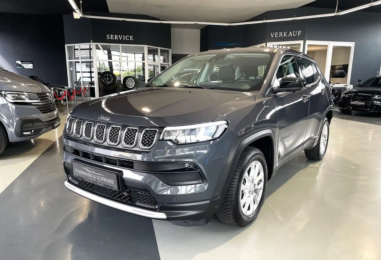 Jeep Compass 1.5GSE Autom.LED+Rfkam+AHK+ACC+Virtual+ Grau - 1