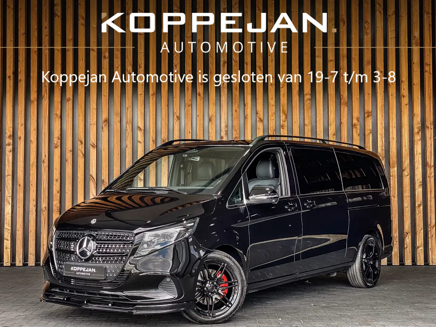 Mercedes-Benz V 300 300d Extra Lang Avantgarde Dubbele Cabine | ELEKTR Zwart - 1