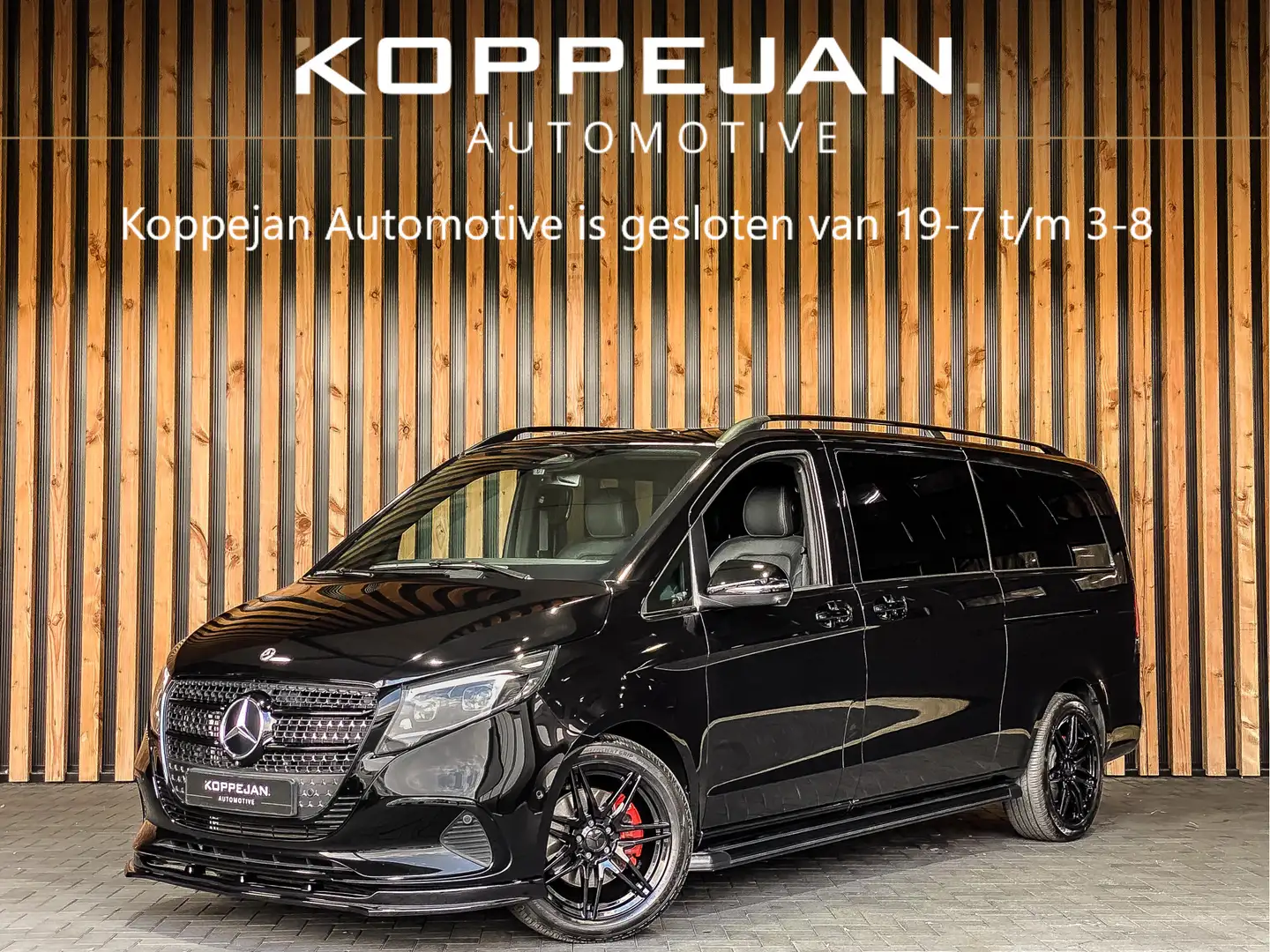 Mercedes-Benz V 300 300d Extra Lang Avantgarde Dubbele Cabine | ELEKTR Negru - 1