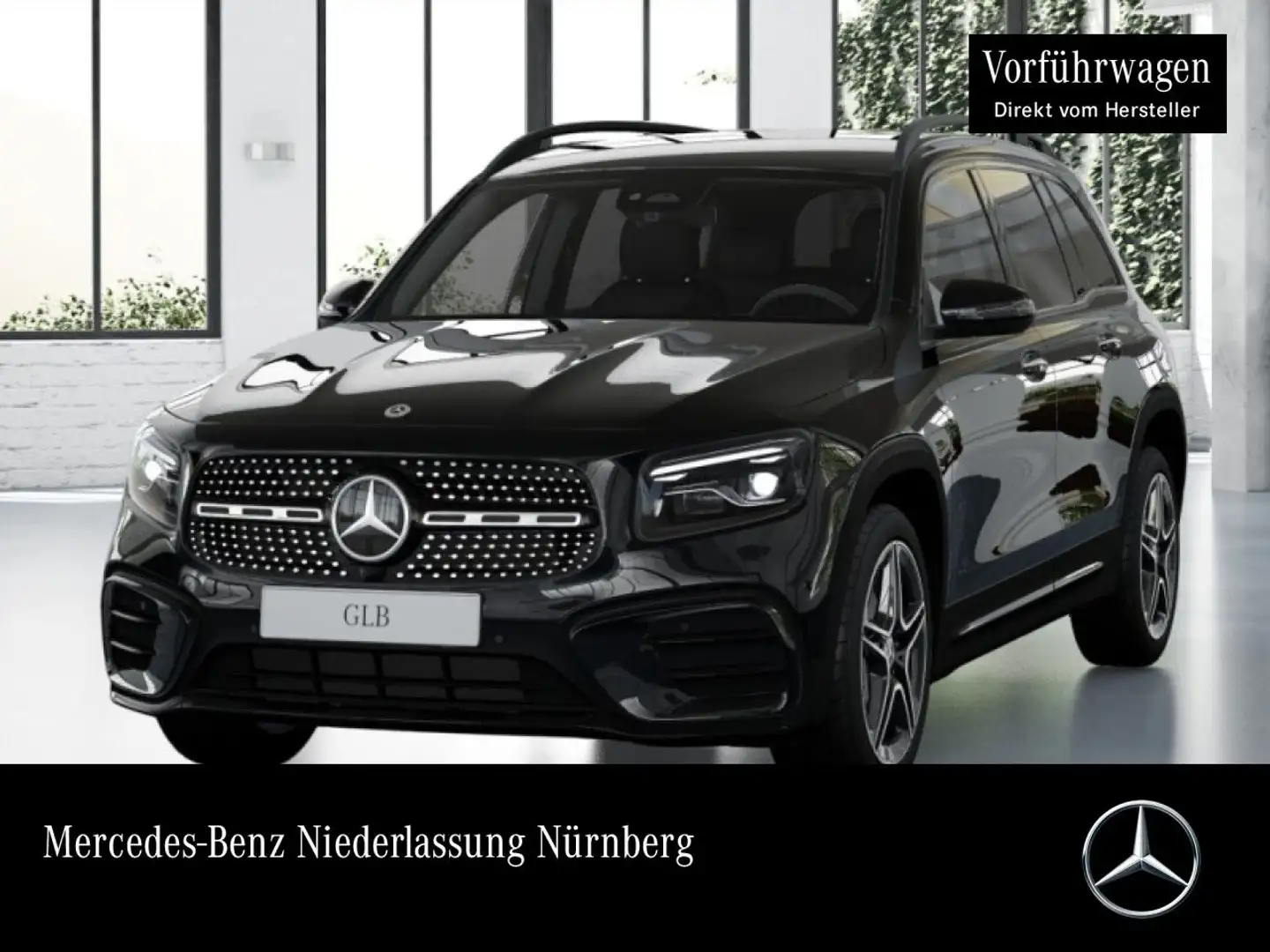 Mercedes-Benz GLB 200 AMG+NIGHT+AHK+MULTIBEAM+KAMERA+19"+TOTW+7G Negro - 1