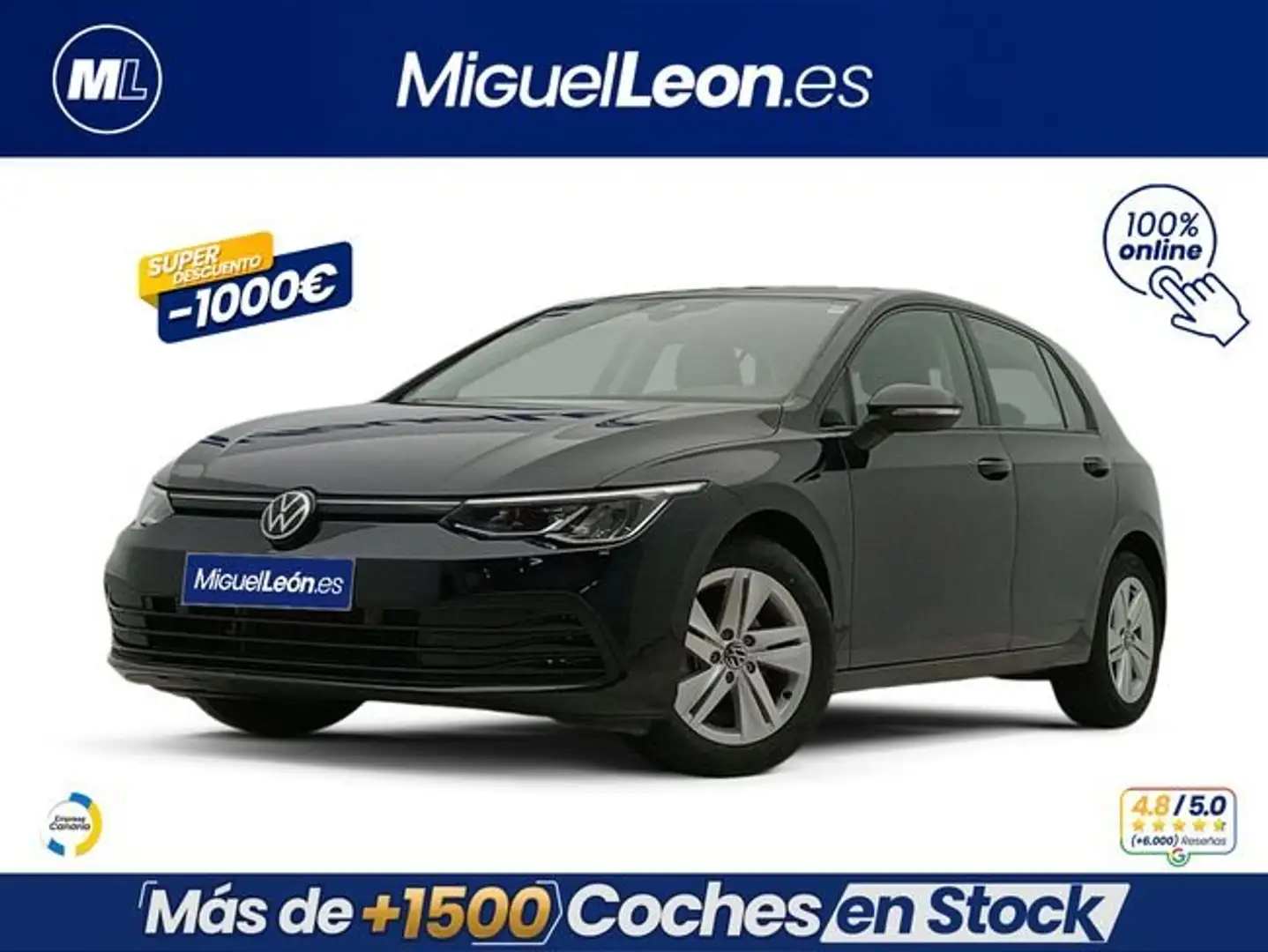 Volkswagen Golf 1.0 TSI Life 81kW Negro - 1