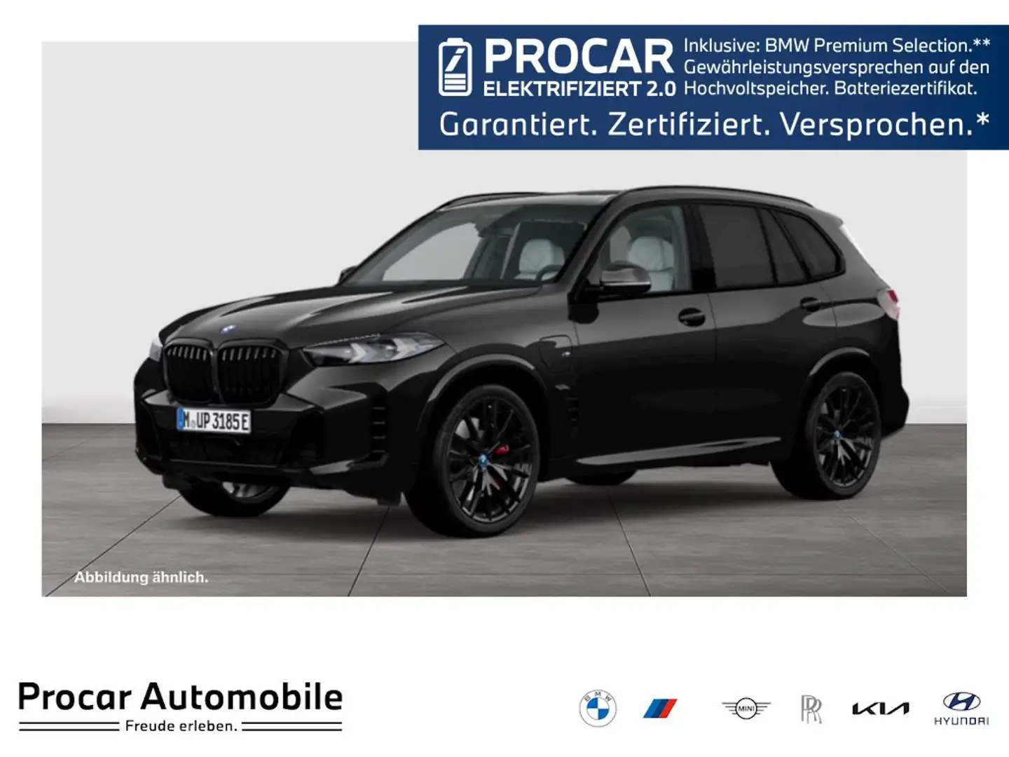 BMW X5 xDrive50e M Sport HUD PANO ACC AHK 360°KAM Schwarz - 1