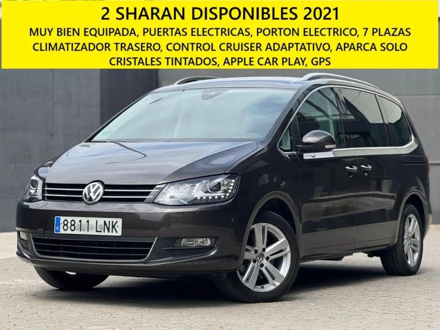 Volkswagen Sharan 1.4 TSI Sport DSG 110kW Gris - 1