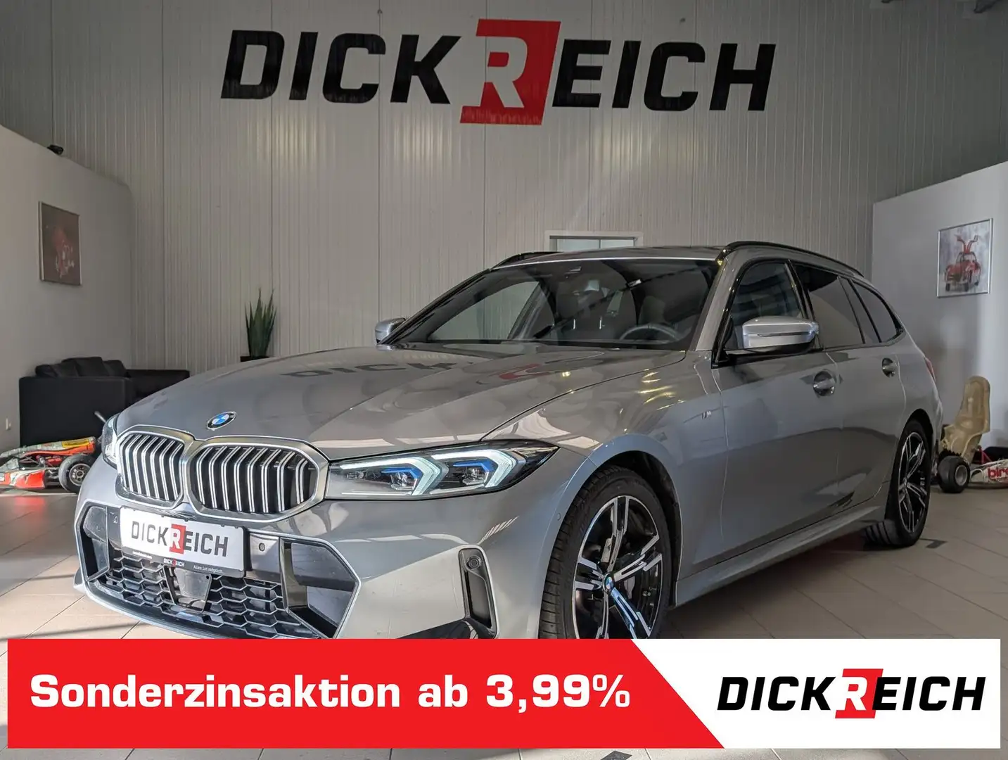 BMW 330 d xDrive M-Sport Shadow ACC LED Cam Pano AHK Grau - 1