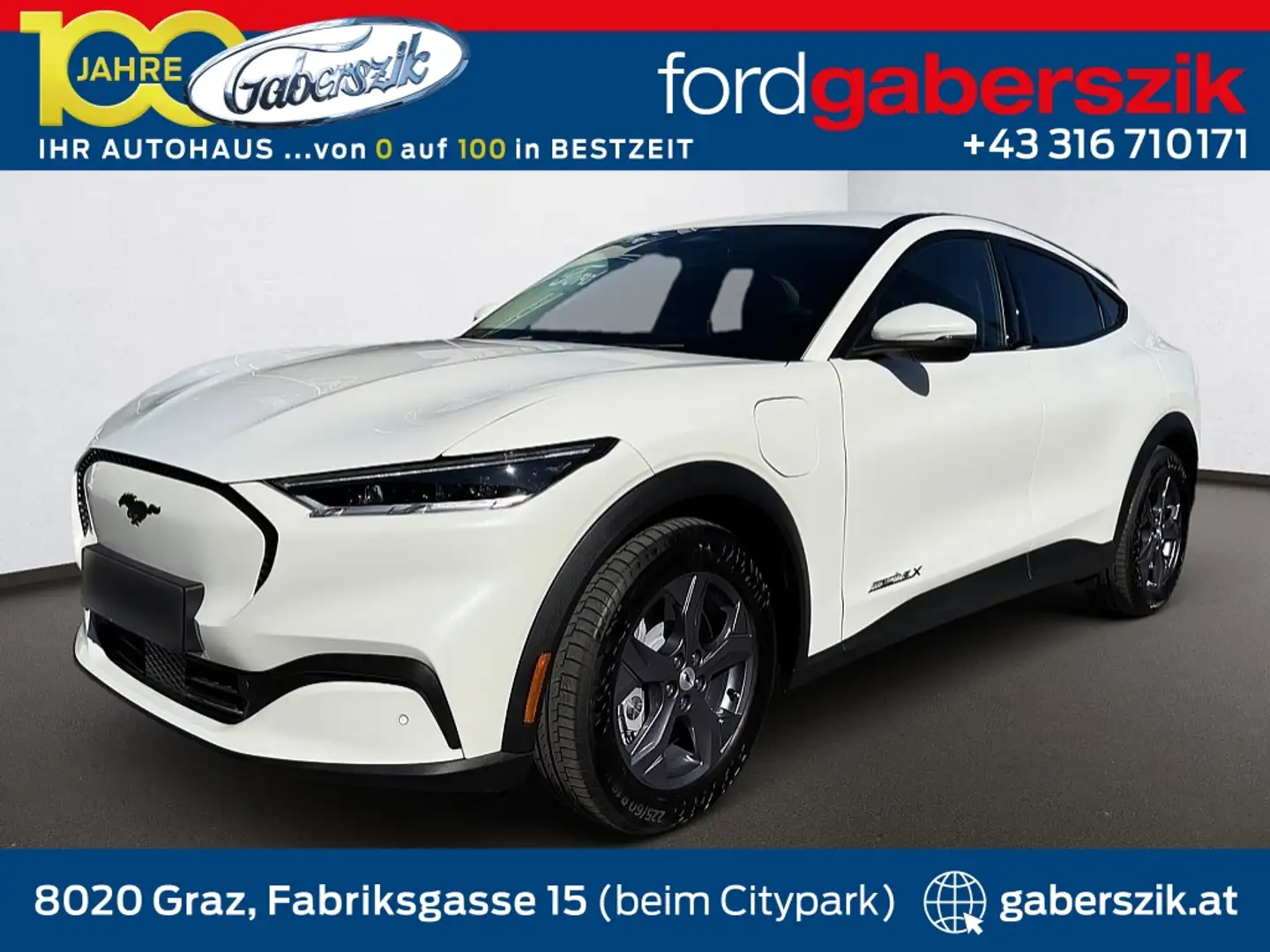 Ford Mustang Mach-E Elektro Extended Range Weiß - 1