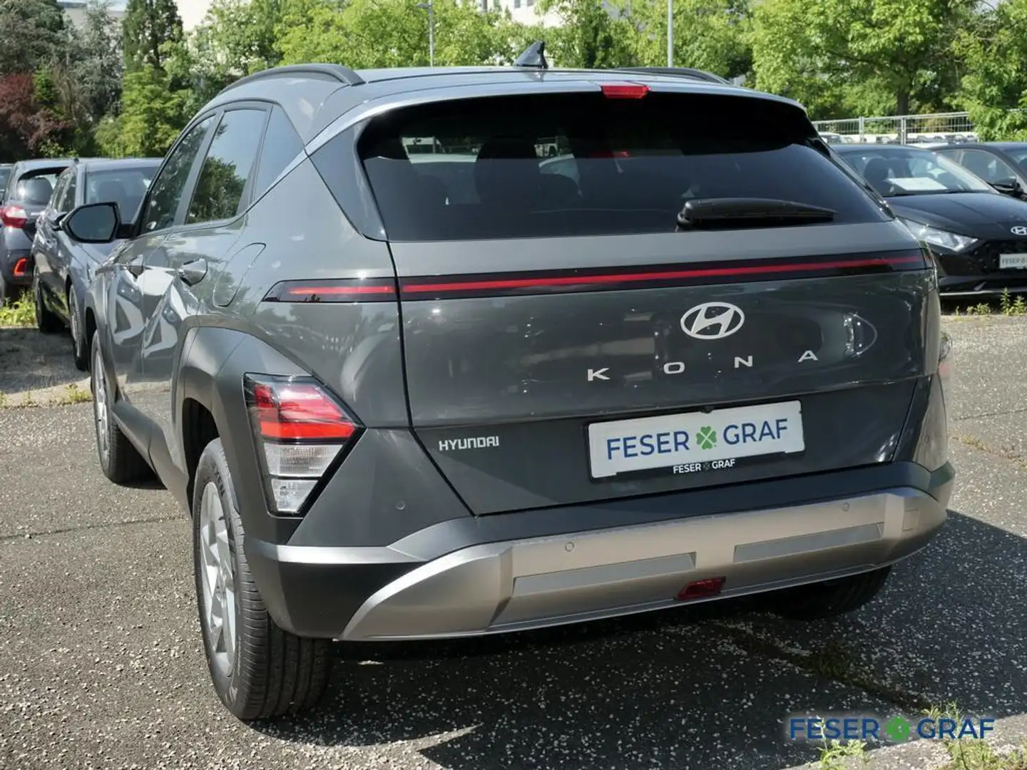 Hyundai KONA TREND NAVI CAM LED SHZ LHZ CARPLAY KLIMA Gris - 2