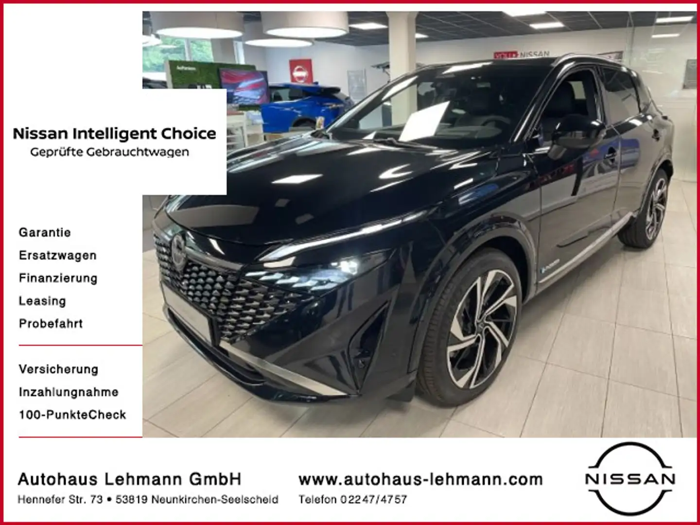 Nissan Qashqai 1.5 VC-T Tekna+ e-Power VOLL 20" Bose Nero - 1